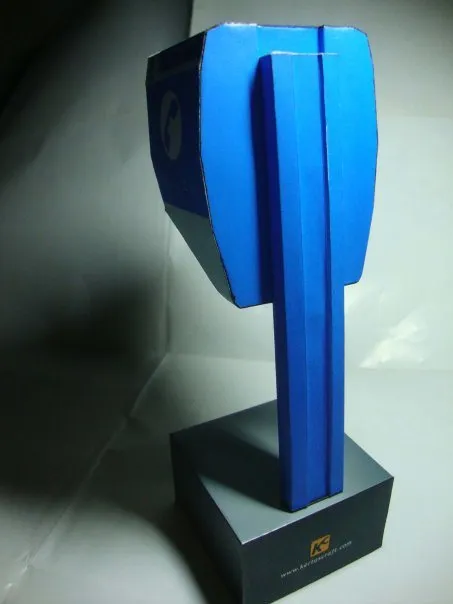 Jakarta Public Phone paper model built by Gilang Bhaskara