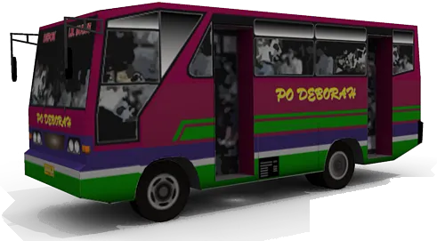 PO Deborah Bus paper model