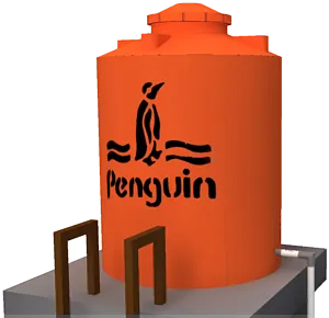 Water Tank paper model