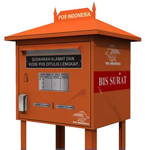 Street Mailbox paper model