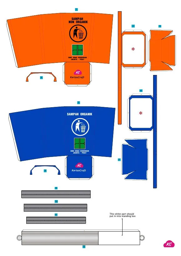 Jakarta Trash Bin pattern, sheet 2