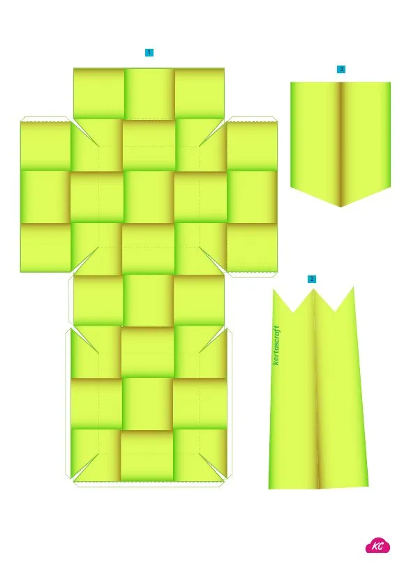 Ketupat pattern, sheet 4