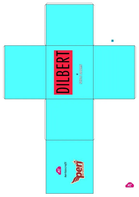 Dilbert Papertoy pattern, sheet 5
