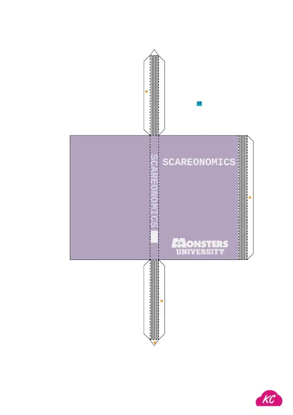 Mike Wazowski Paper Figure pattern, sheet 5