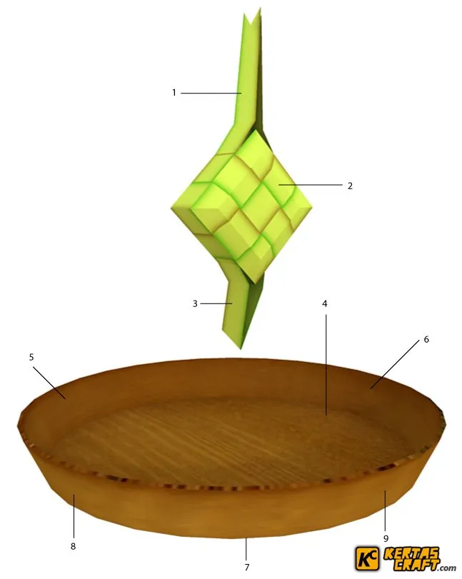 Ketupat assembly diagram 1